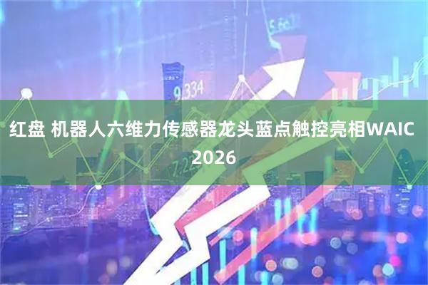 红盘 机器人六维力传感器龙头蓝点触控亮相WAIC 2026