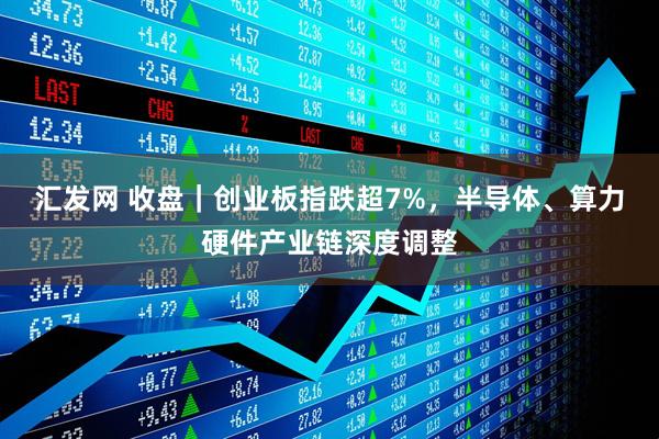 汇发网 收盘｜创业板指跌超7%，半导体、算力硬件产业链深度调整
